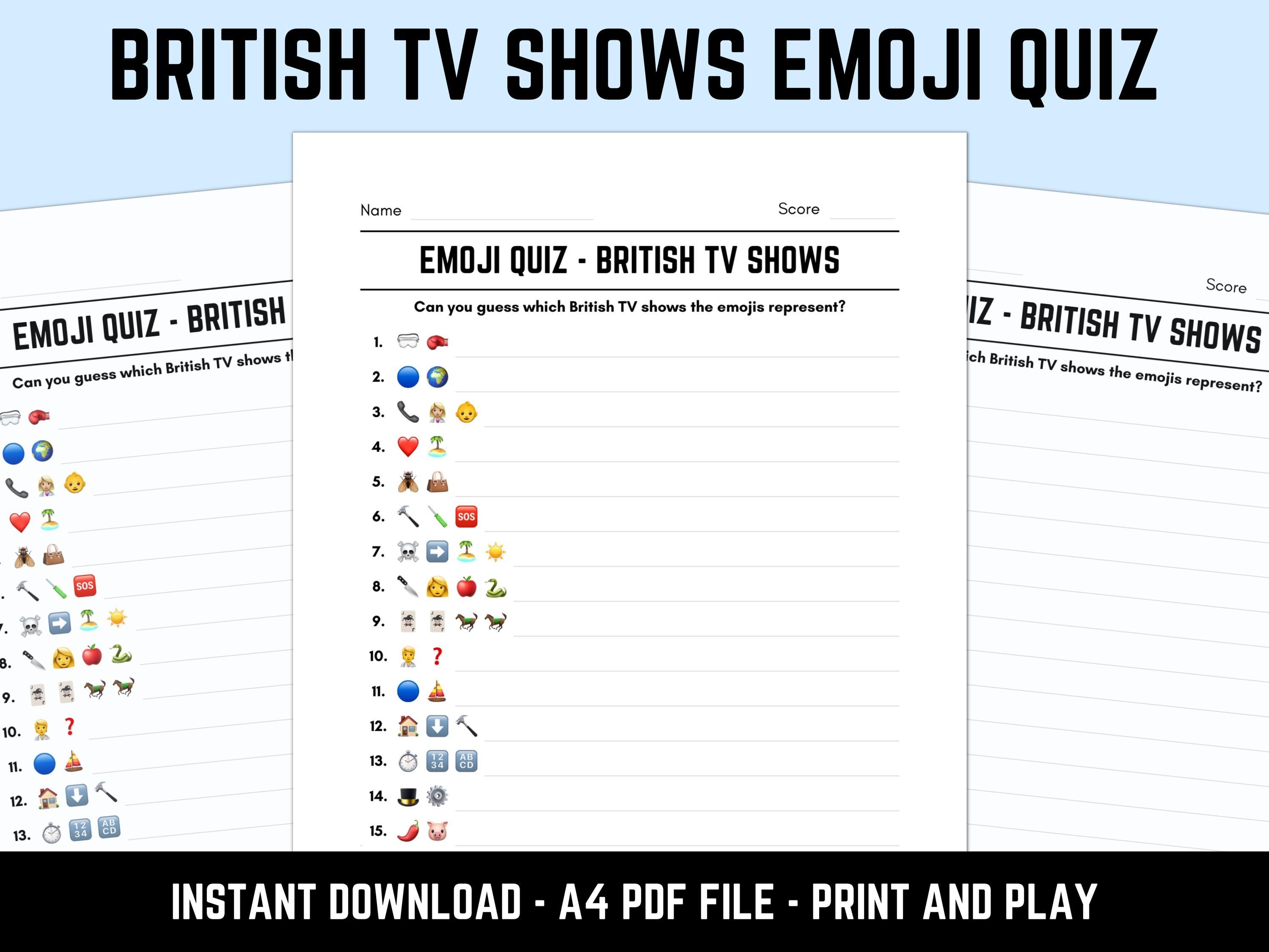 British Tv Quiz Questions and Answers