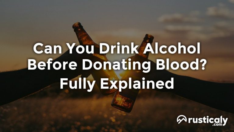 If You Drink Alcohol Can You Donate Blood