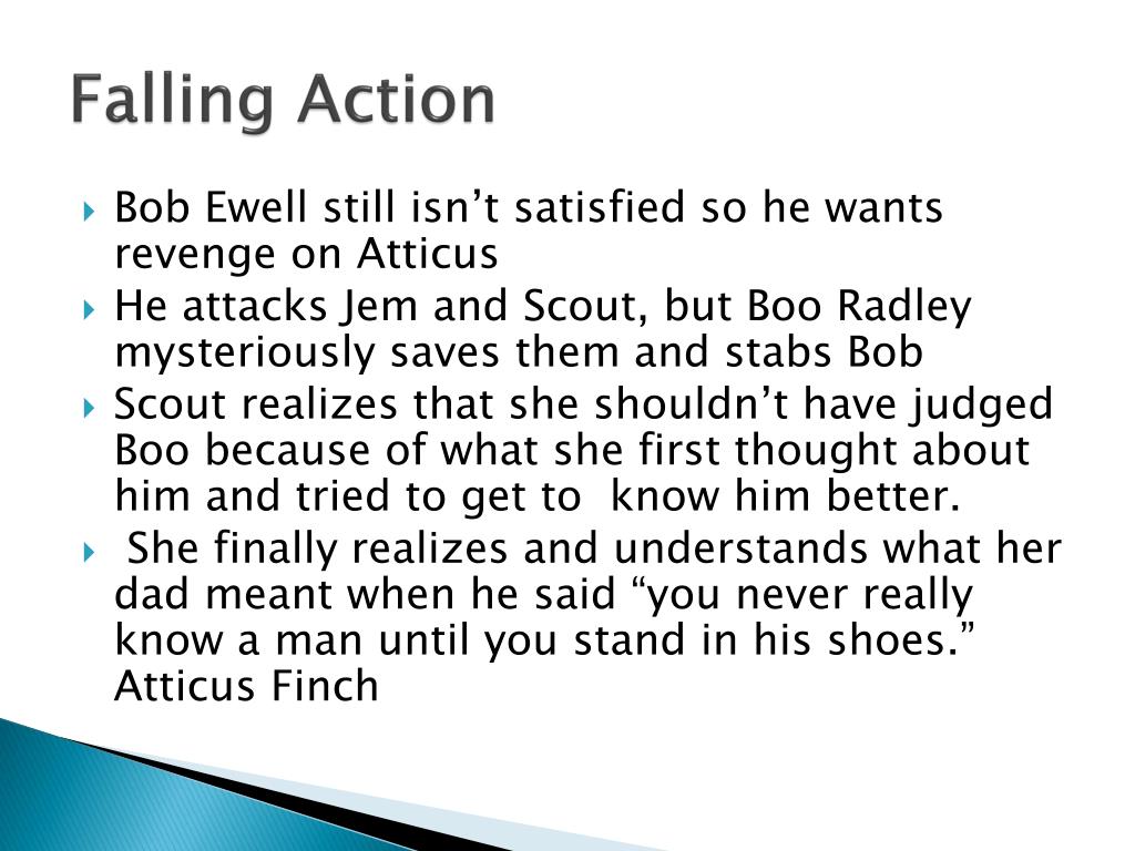 What Is the Falling Action of to Kill a Mockingbird