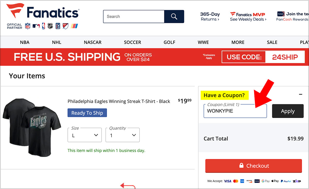 How to Get Free Shipping on Fanatics