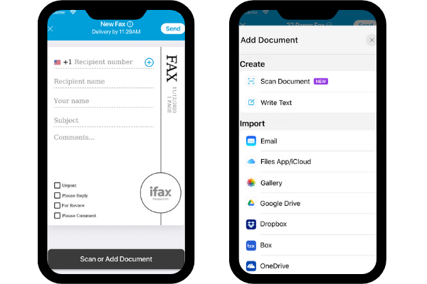 How to Fax from Iphone