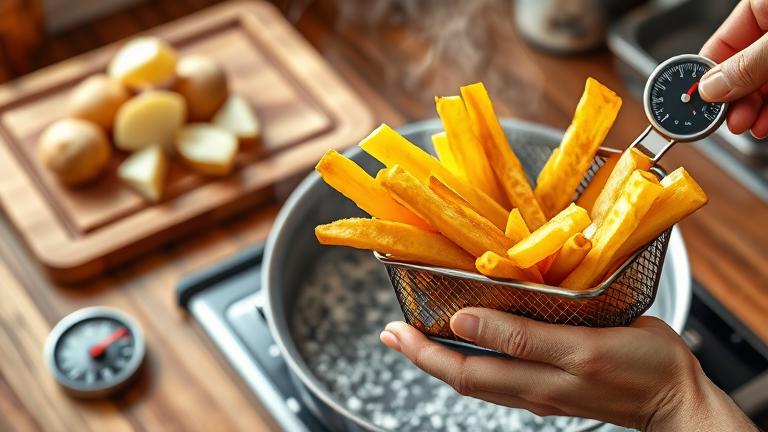 What Temperature Should the Oil Be for French Fries