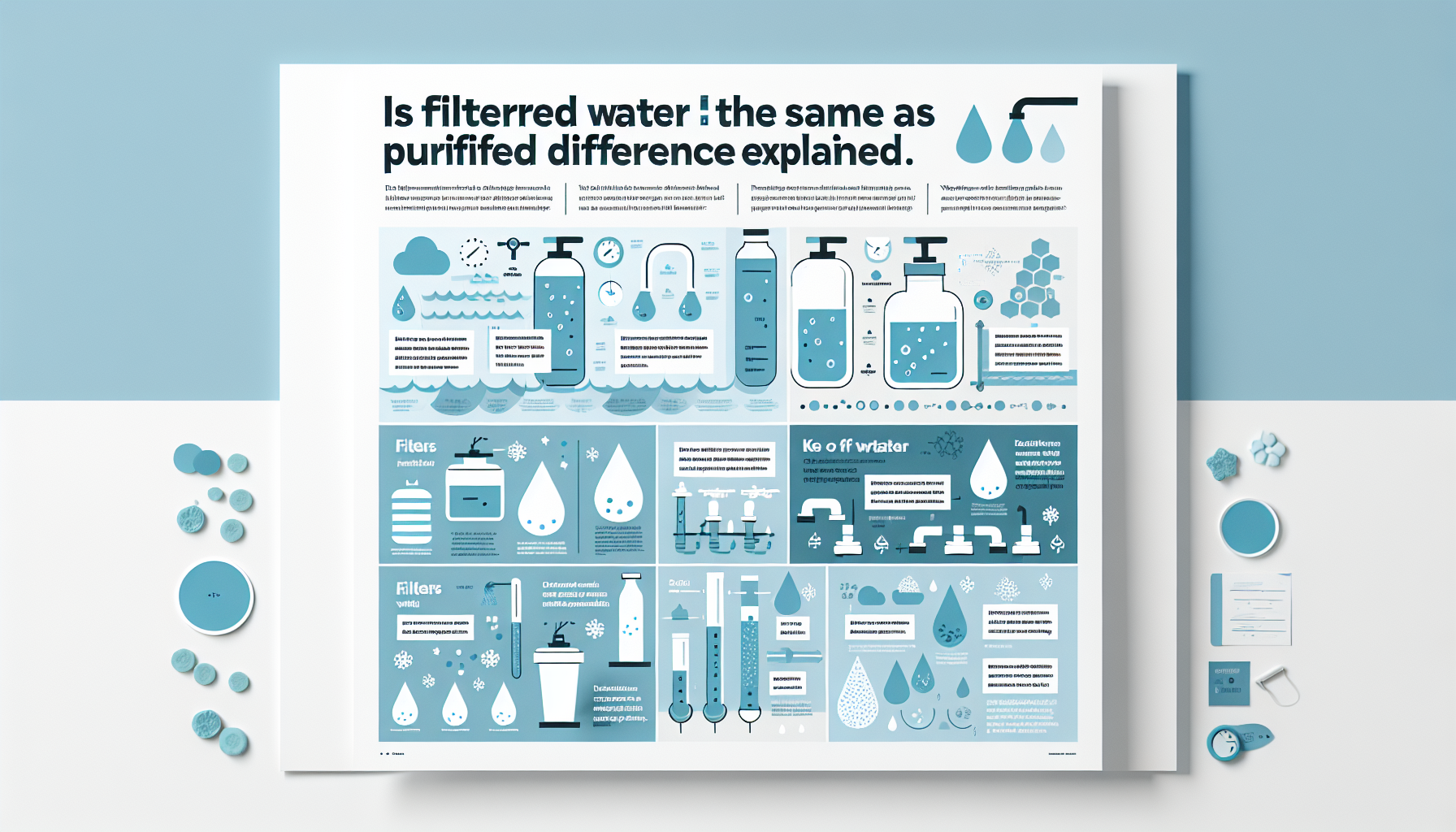 Is Filtered Water the Same as Purified Water