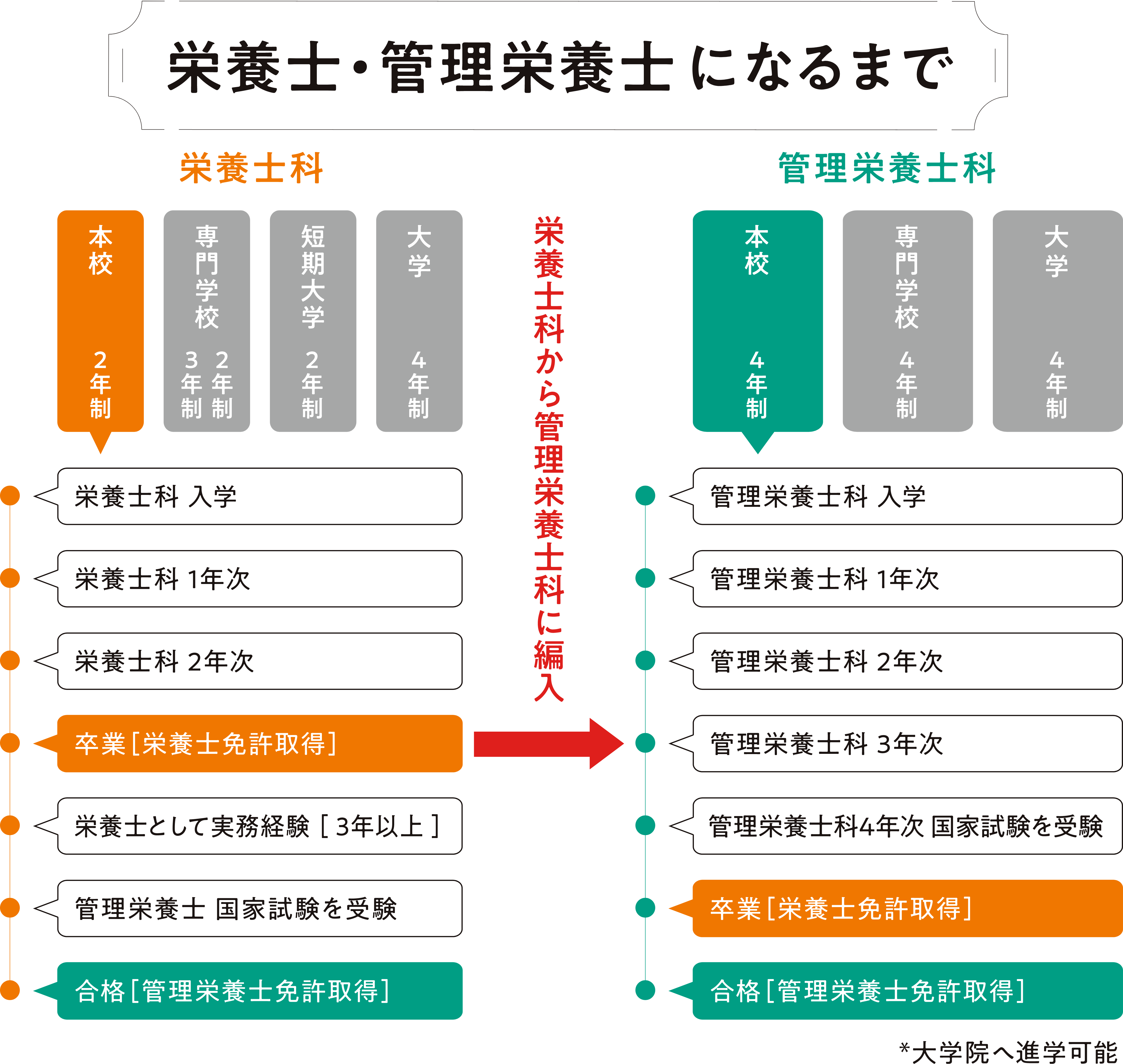 管理栄養士と栄養士の違いとは？年収格差や国家試験の難易度を徹底比較