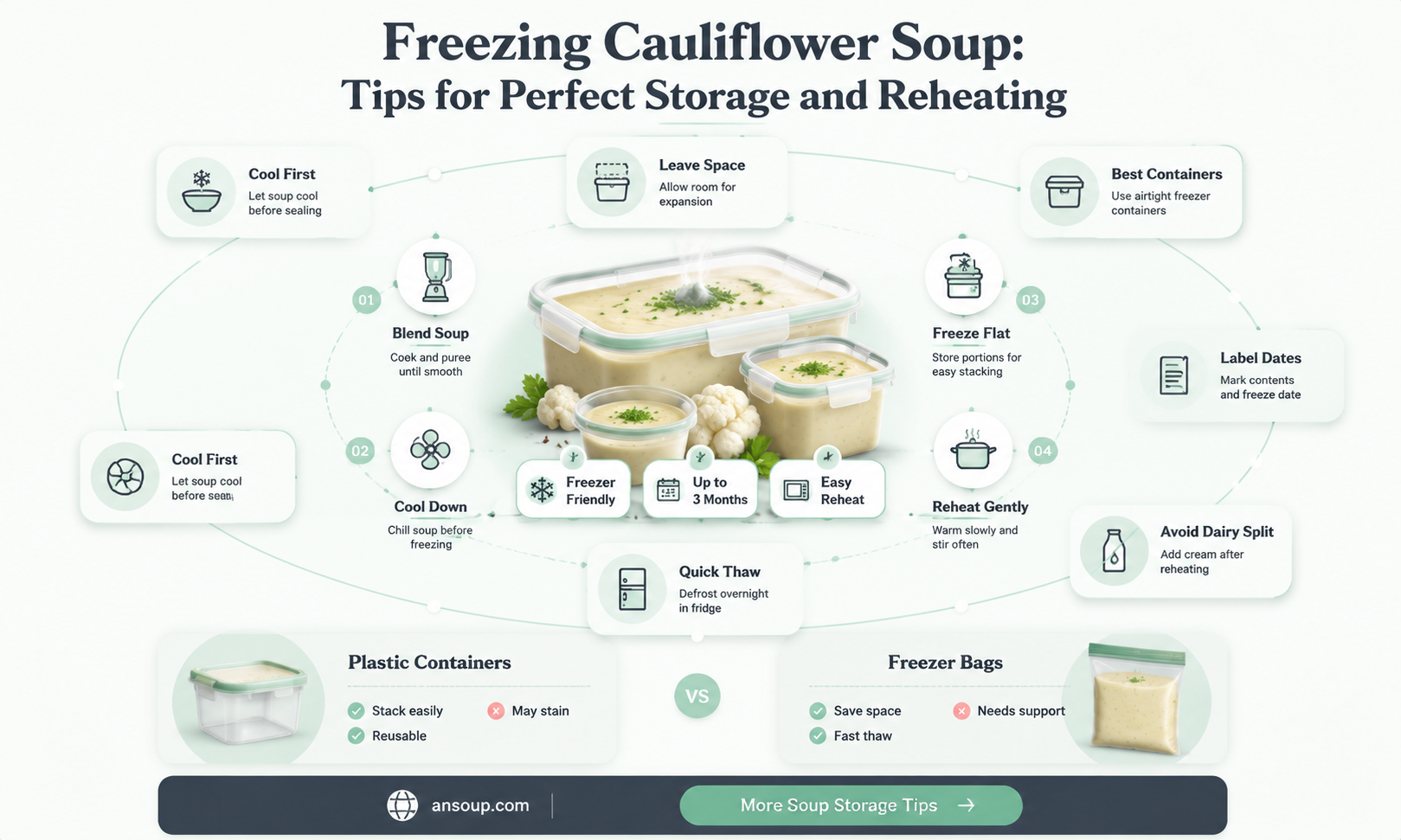 Can You Freeze Cauliflower Soup