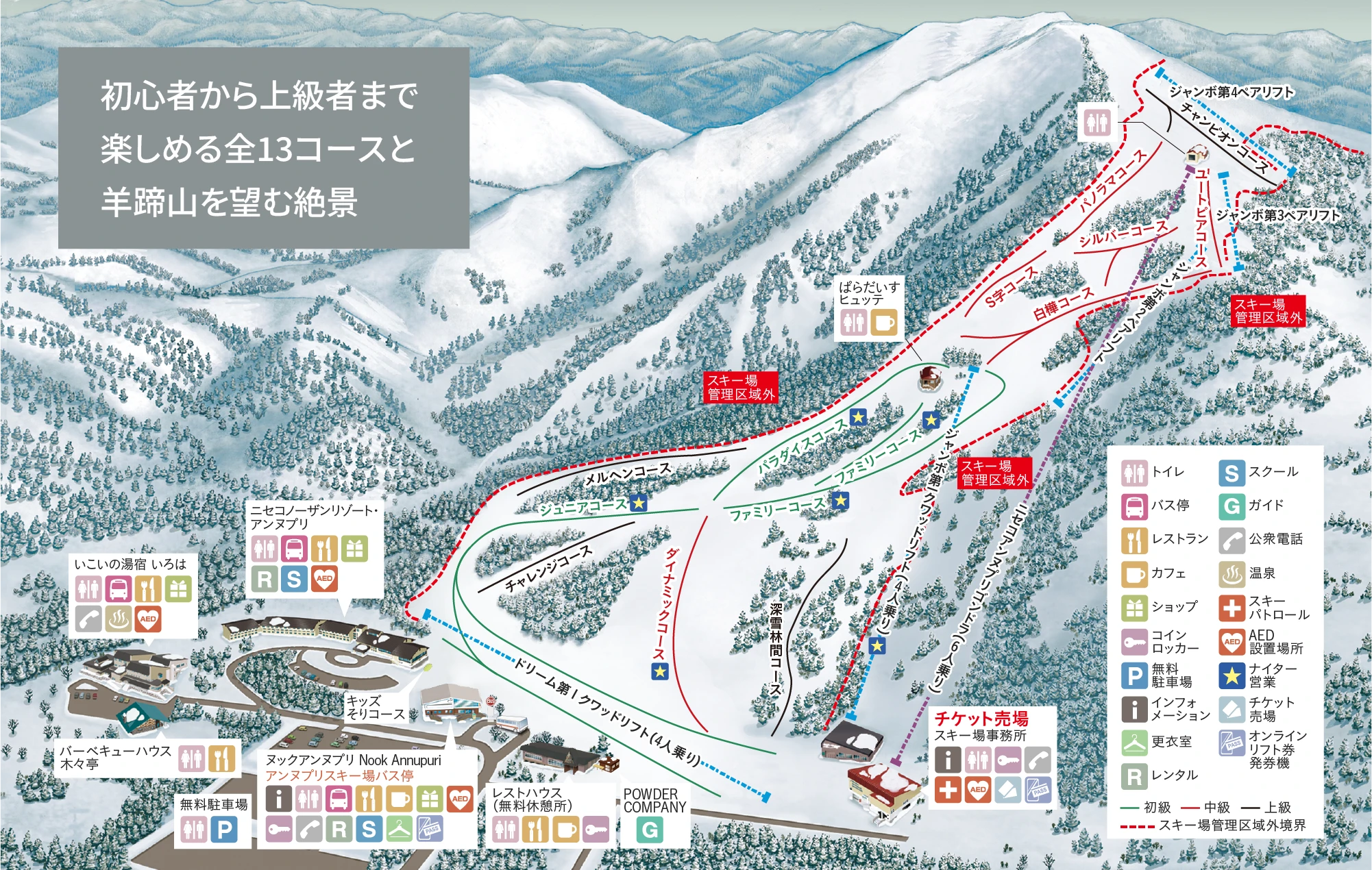 ニセコアンヌプリ国際スキー場が2026年も選ばれる理由と混雑の真相