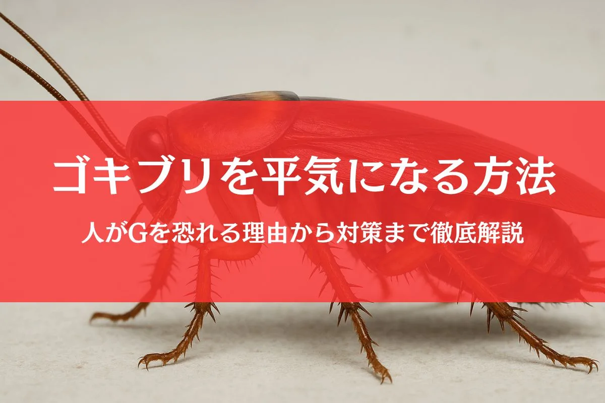 ゴキブリが平気な人はなぜ平気なのか？脳科学と心理学で迫る本性