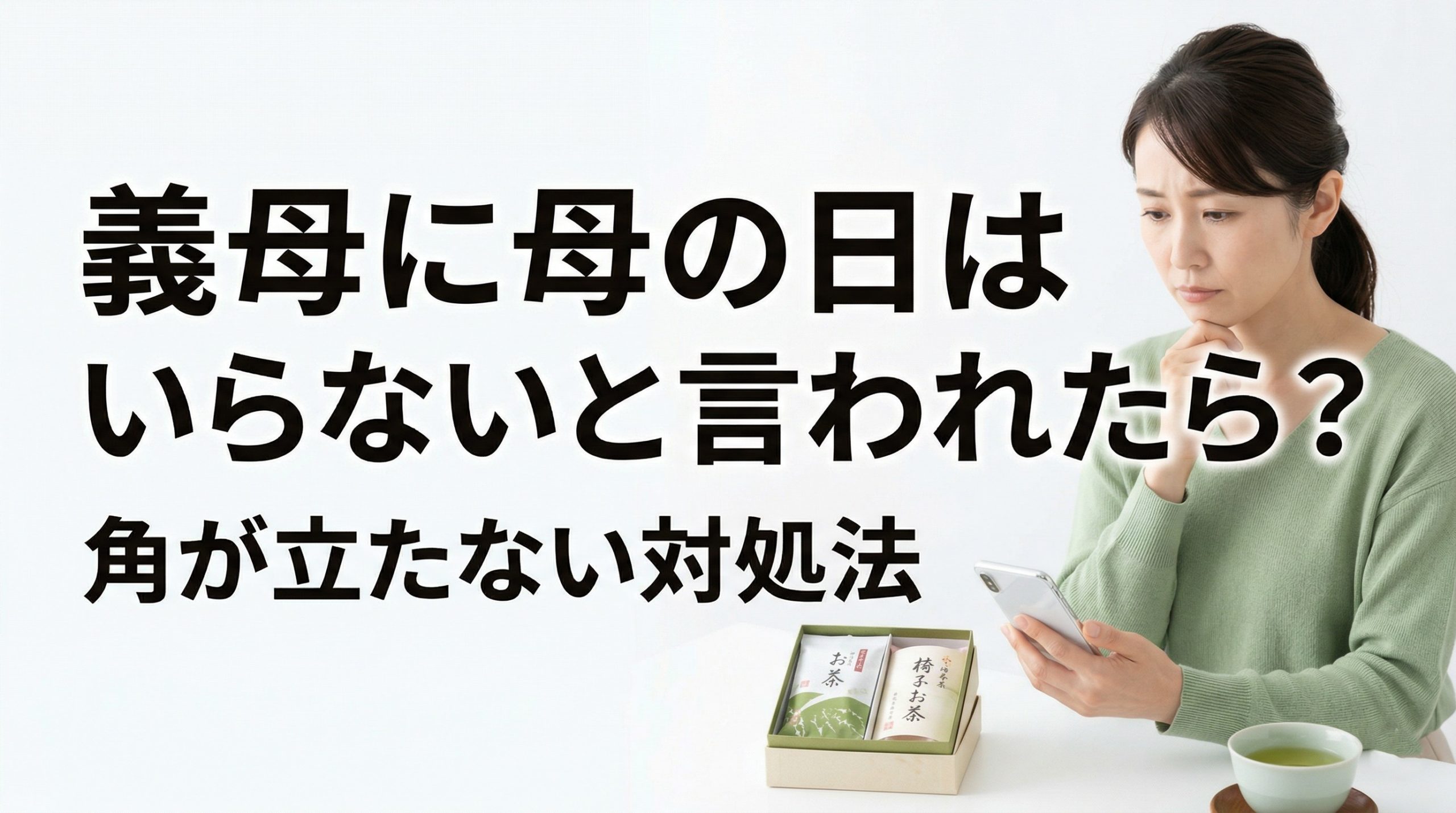 母の日に「いらない」と言われた真相！義母・実母の本音と最適な対処法