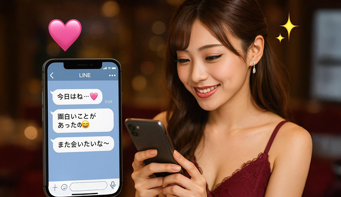 営業か本気か？元黒服が明かすキャバ嬢の脈ありLine見極め術
