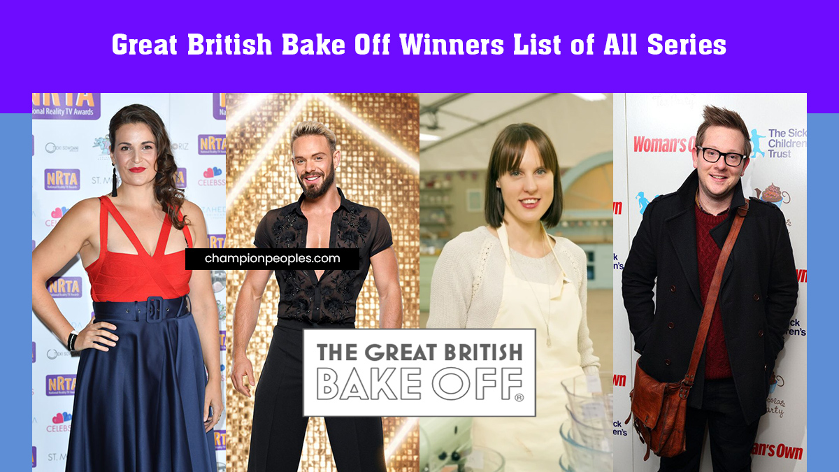 Great British Bake off List of Winners