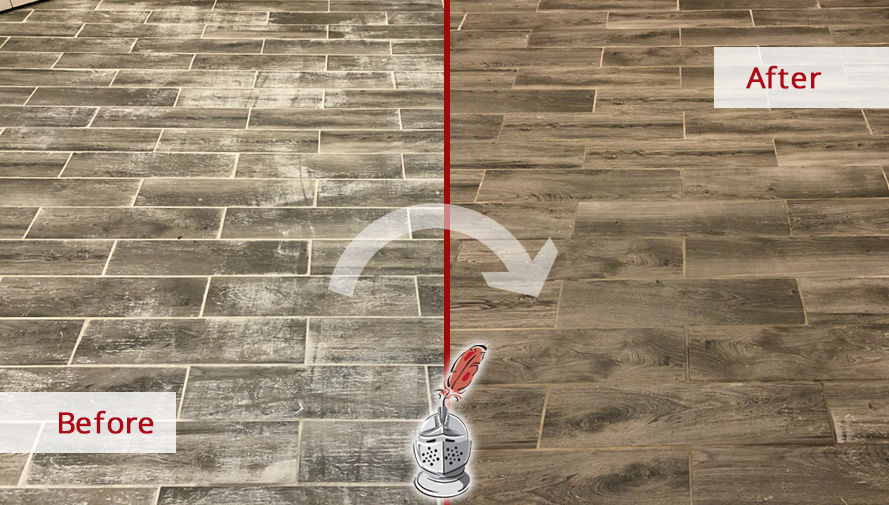 Cleaning Grout off Tiles