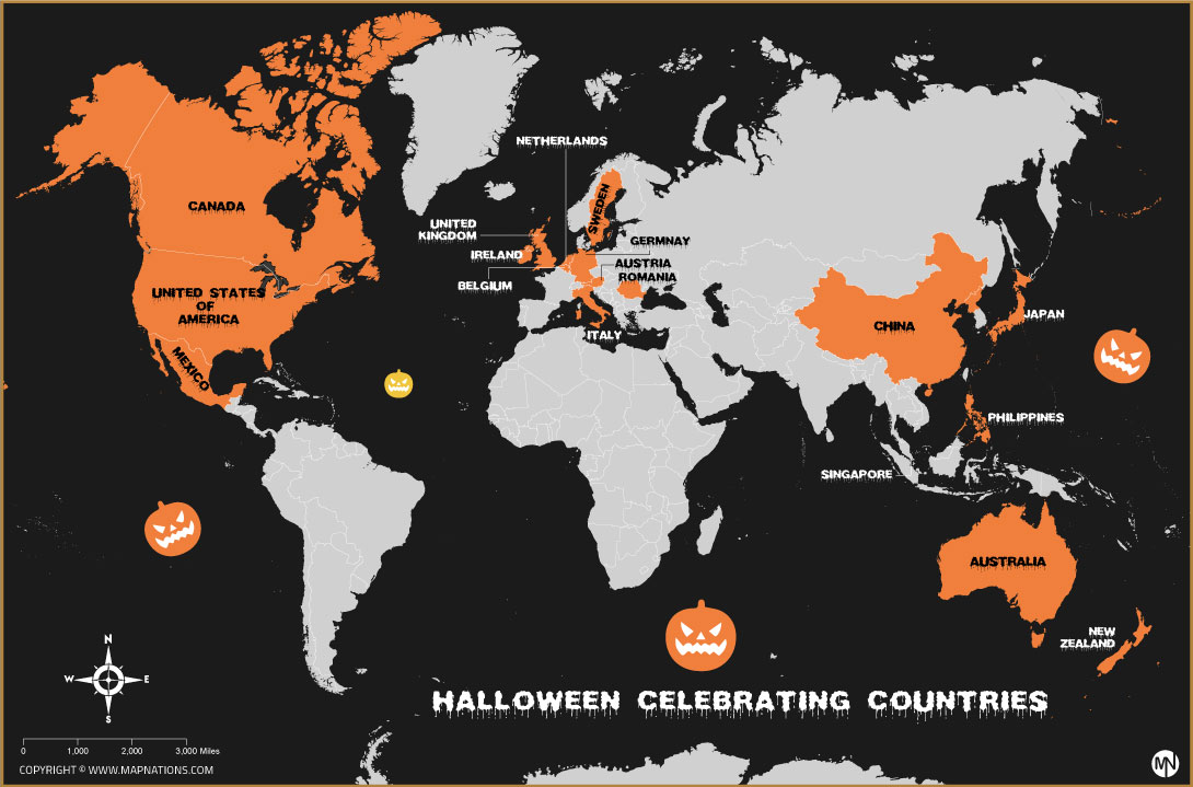 How Many Countries Celebrate Halloween in the World