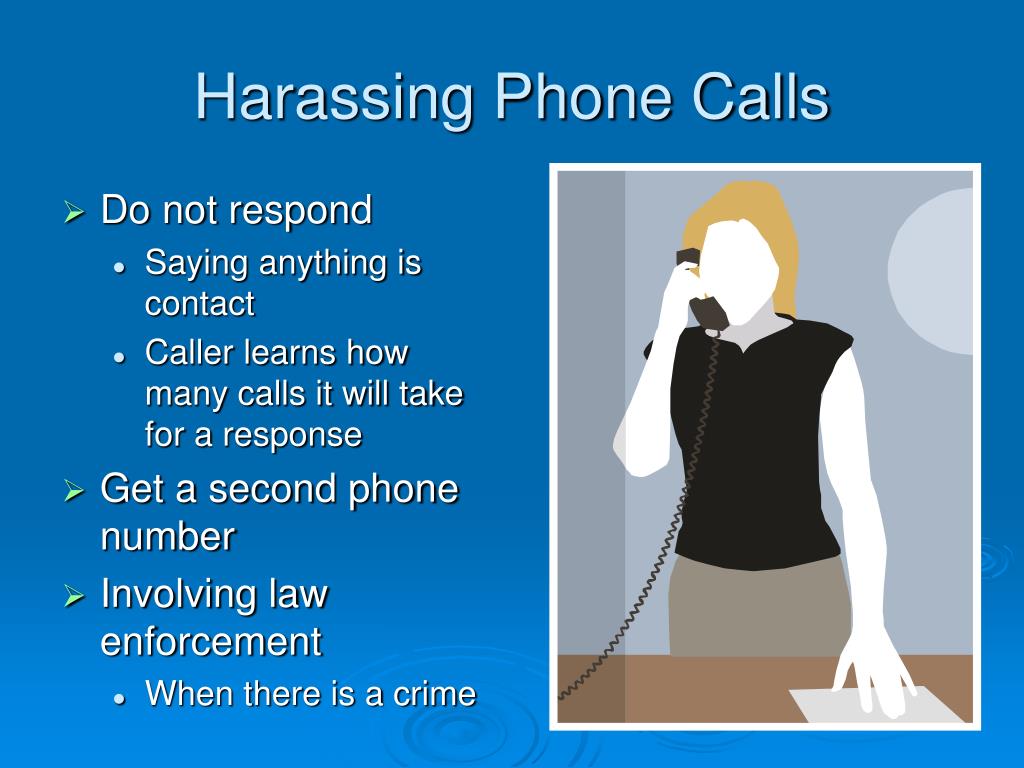 Stop Harassing Calls from Frs