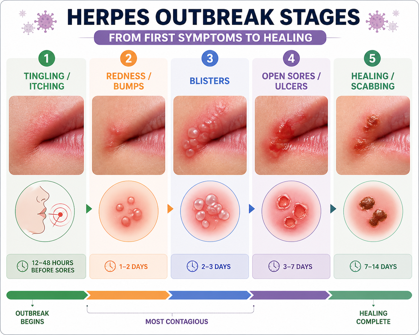 What Do the First Stages of Herpes Look Like