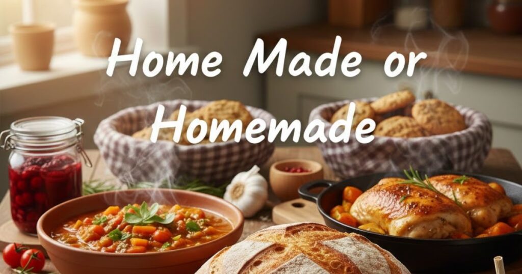 Home Made or Homemade