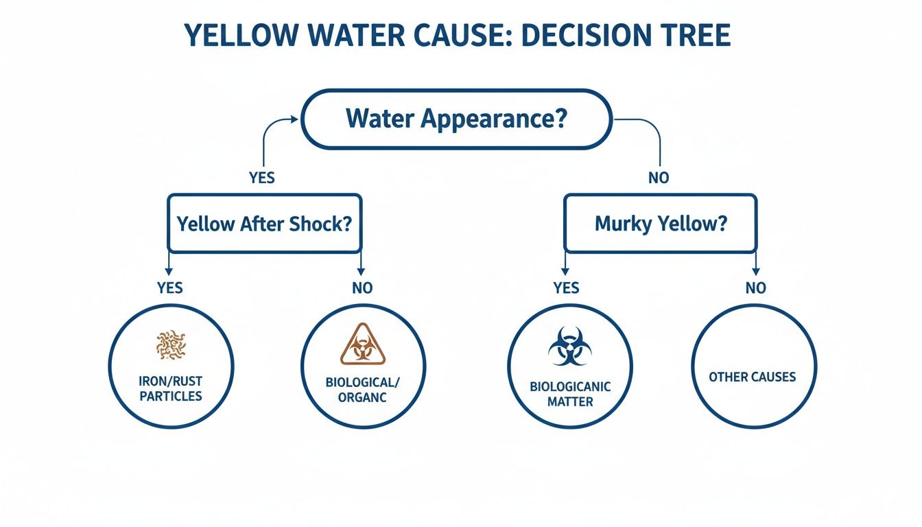 When the Water Turns Yellow Which Gas Is Most Common