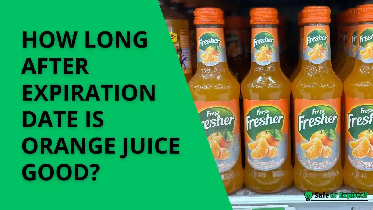 Mcdonald's Orange Juice Spoilage Safety After One Day