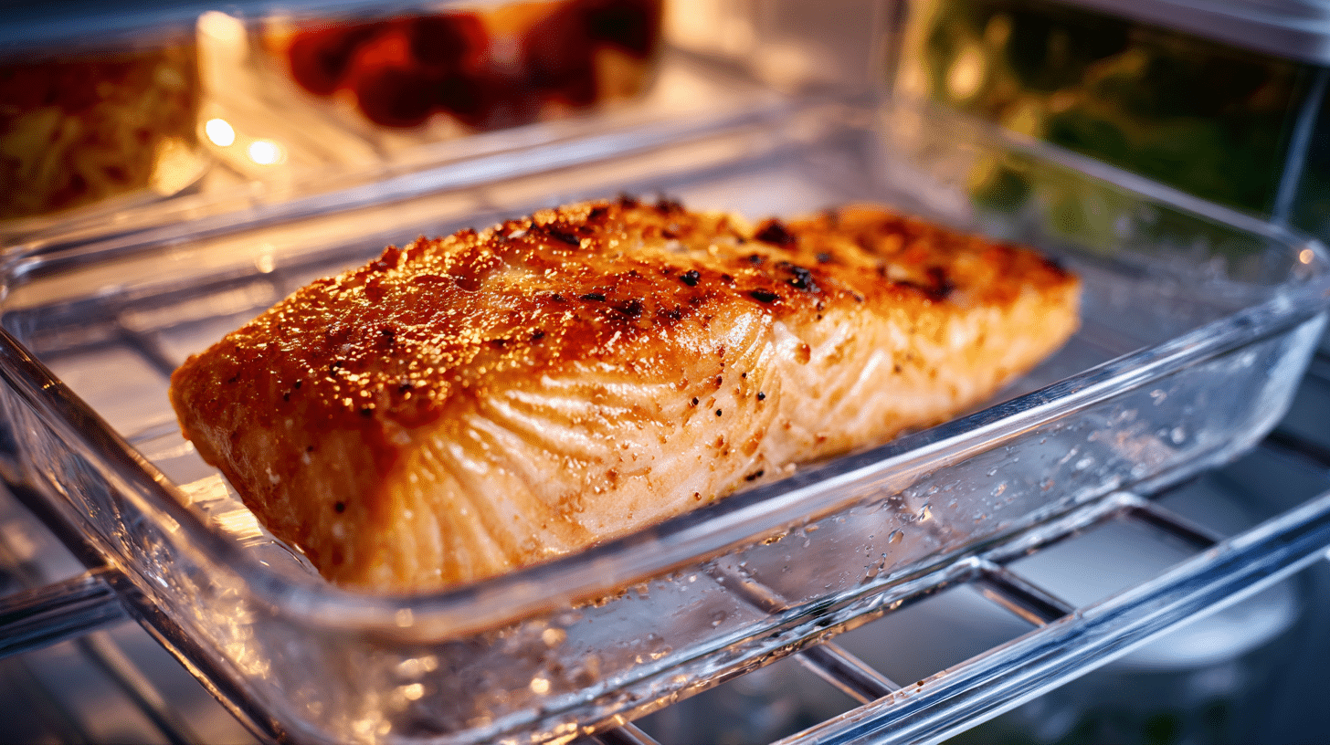 Cooked Salmon in Fridge 7 Days