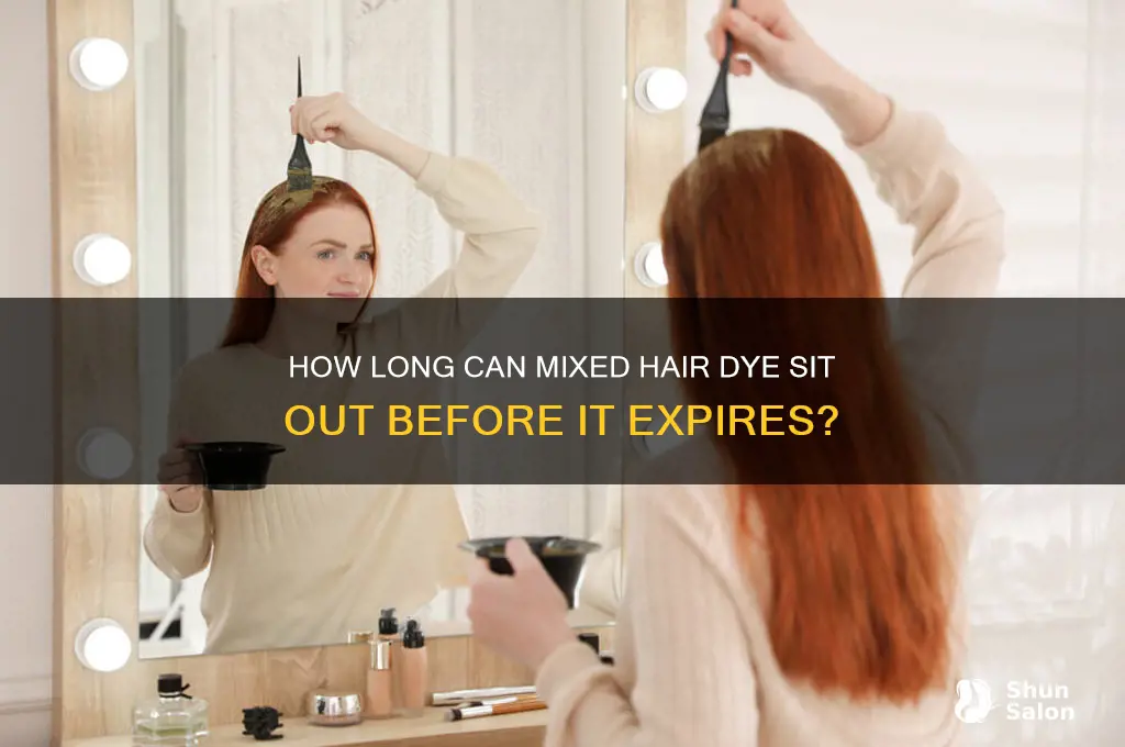 How Long Can Hair Bleach Sit out After Mixed