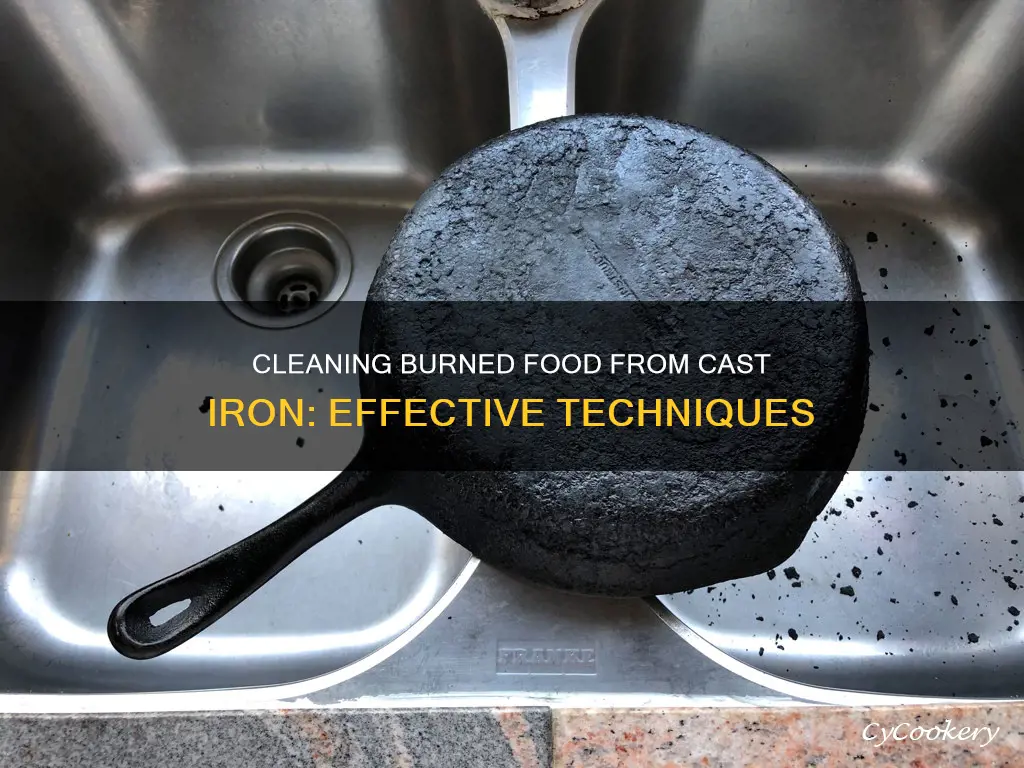 How to Remove Burnt Food from Cast Iron