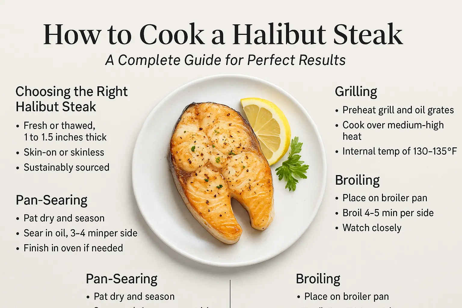 Cook Temp for Halibut