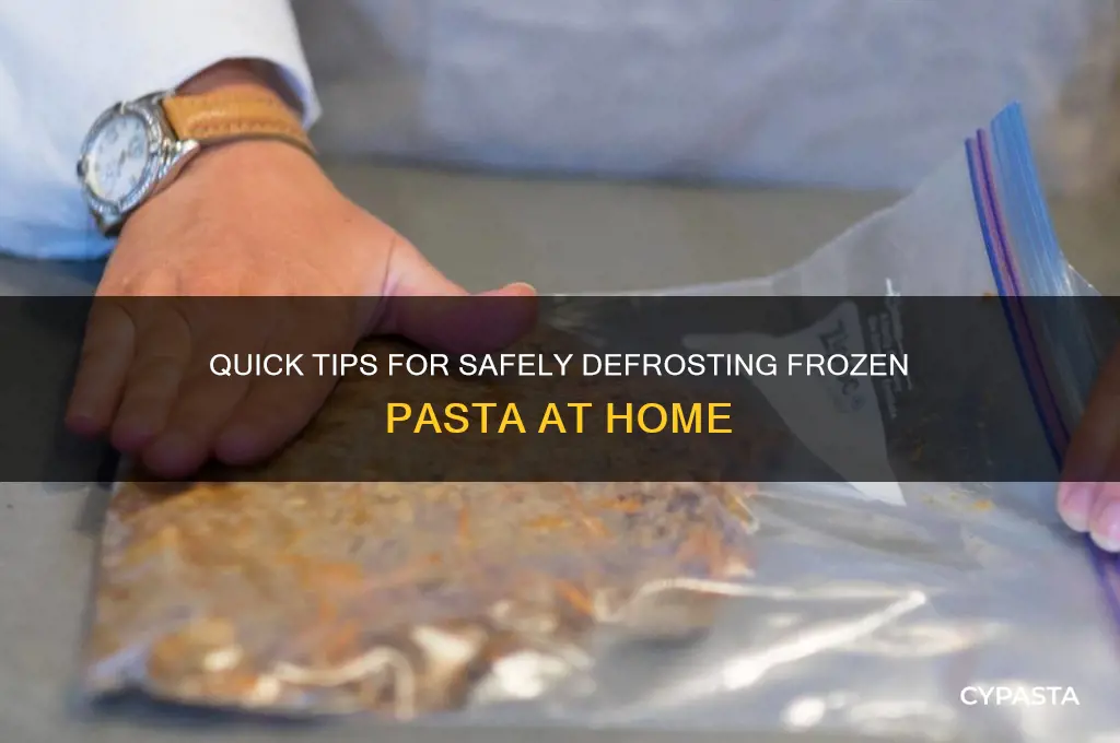 How to Thaw Frozen Pasta