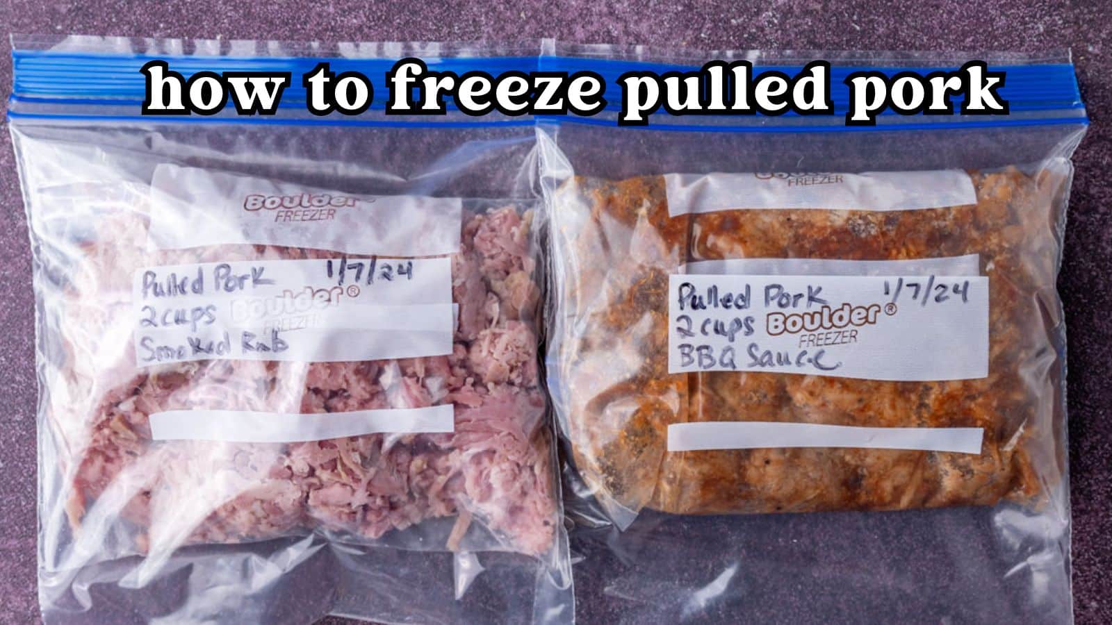 Can You Freeze Pulled Pork