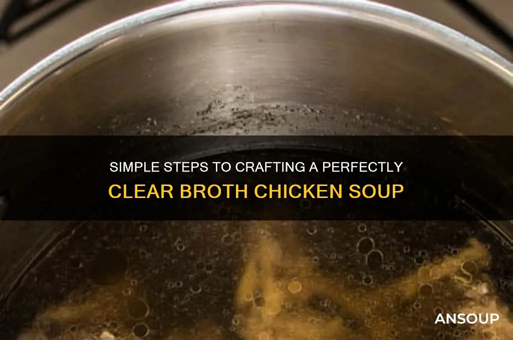 How to Make Chicken Broth Clear