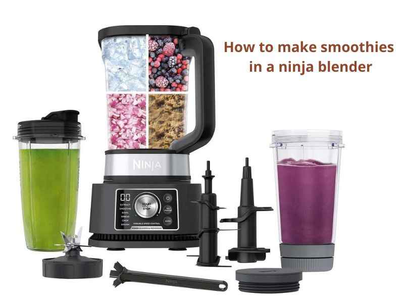 How to Make a Smoothie with a Ninja Blender