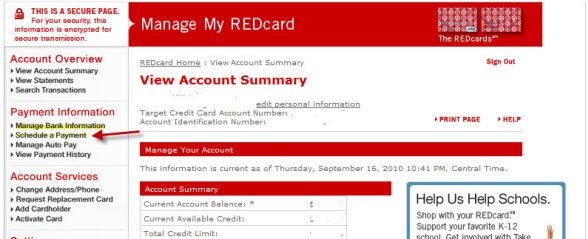 How Do I Make a Payment on My Target Redcard