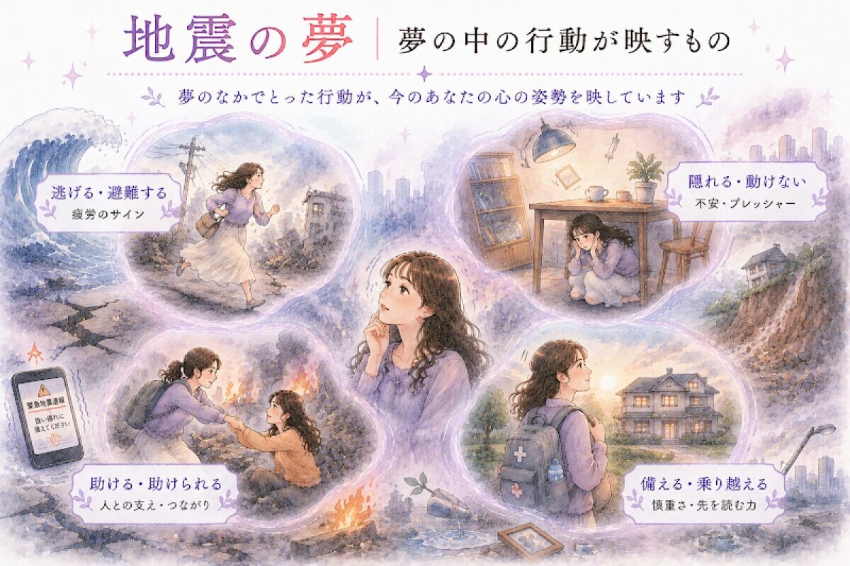 地震の夢を見る本当の理由とは？吉凶を見分ける深層心理と転機のサイン
