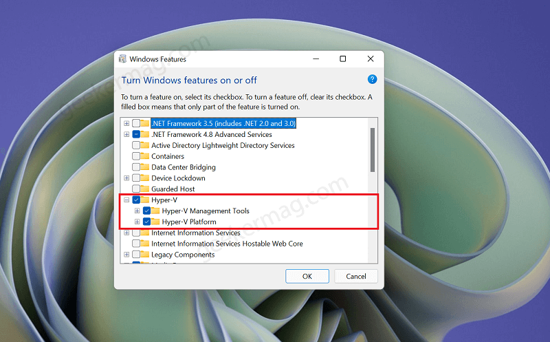 How to Turn off Hyper-v Windows 11