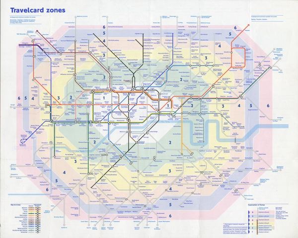 Travel Card Zone 1 to 4