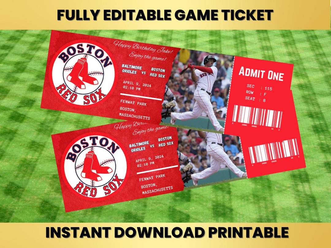 Boston Red Sox Tickets