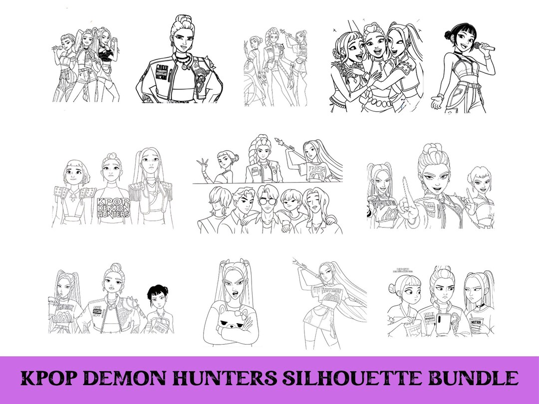 K Pop Demon Hunters Saja Boys Silhouette