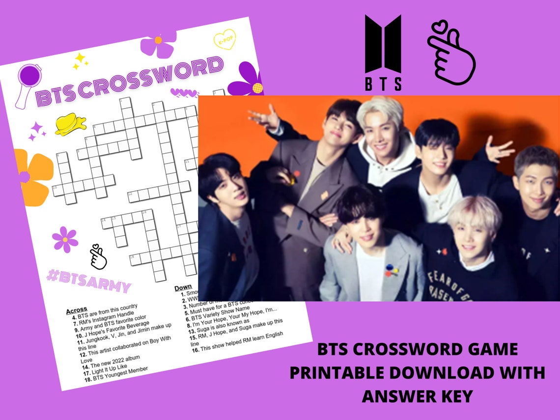 Family Name of Three Bts Members Crossword Clue