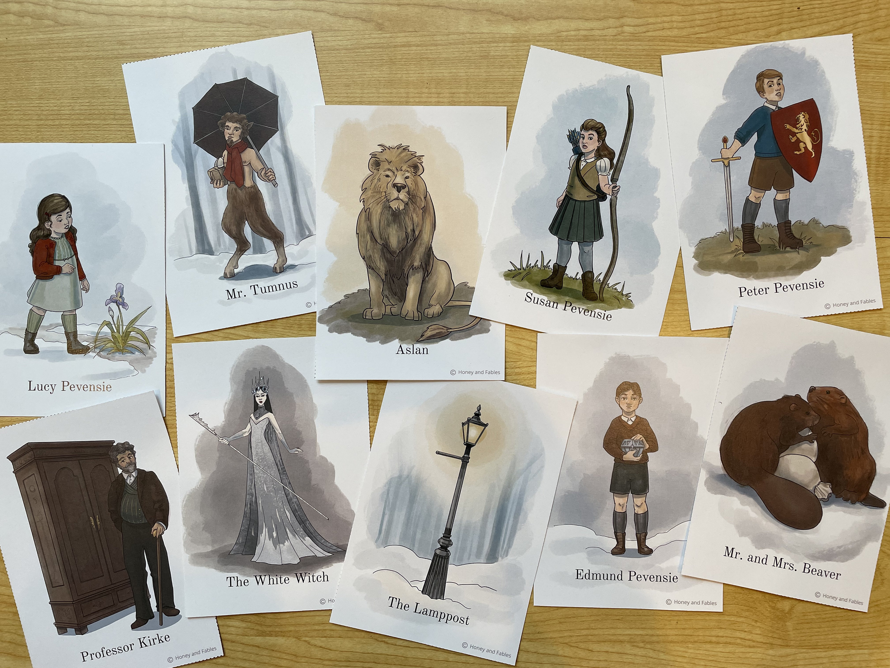 Characters of Lion Witch and Wardrobe