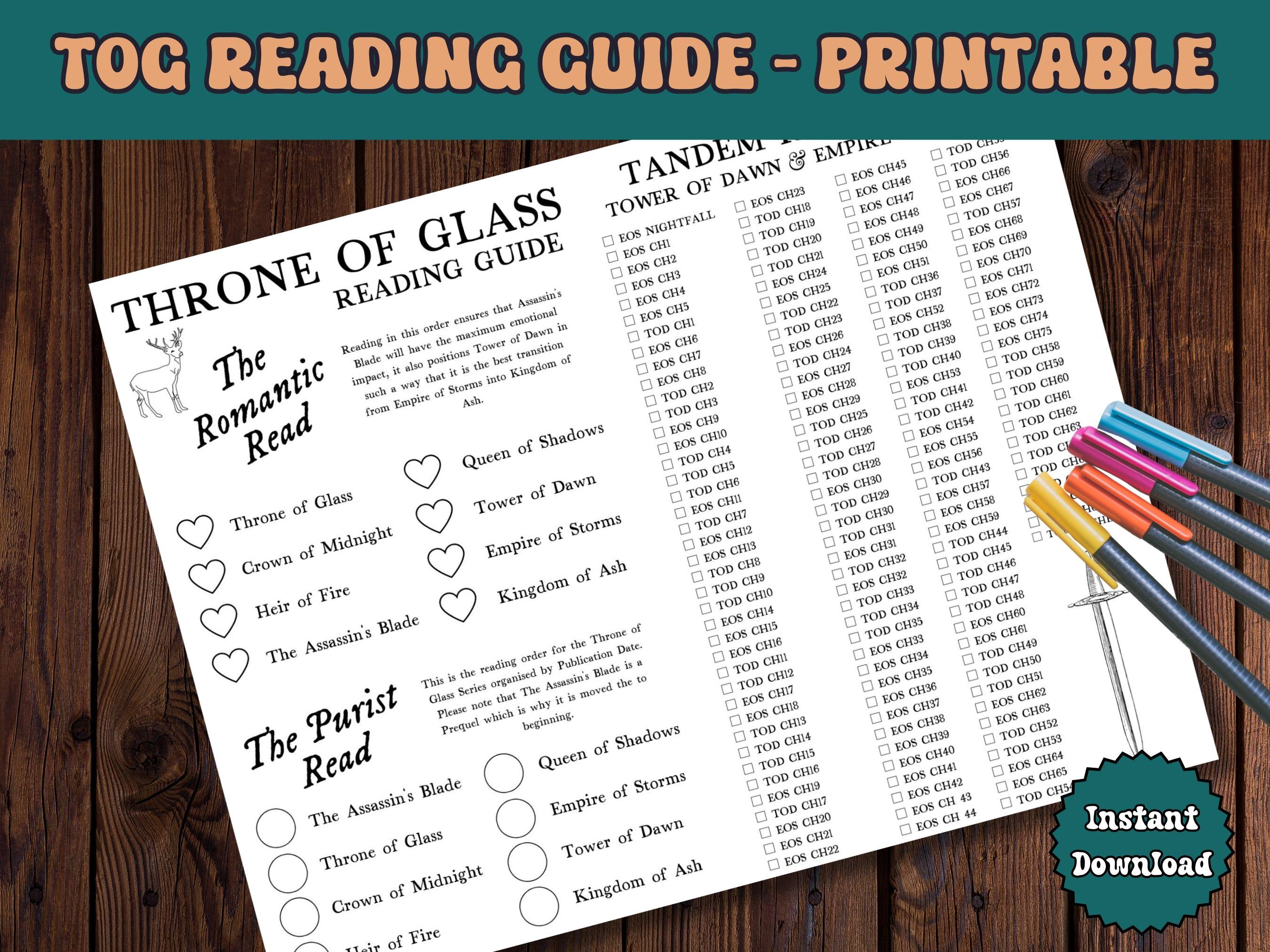 Tandem Reading Guide for Throne of Glass