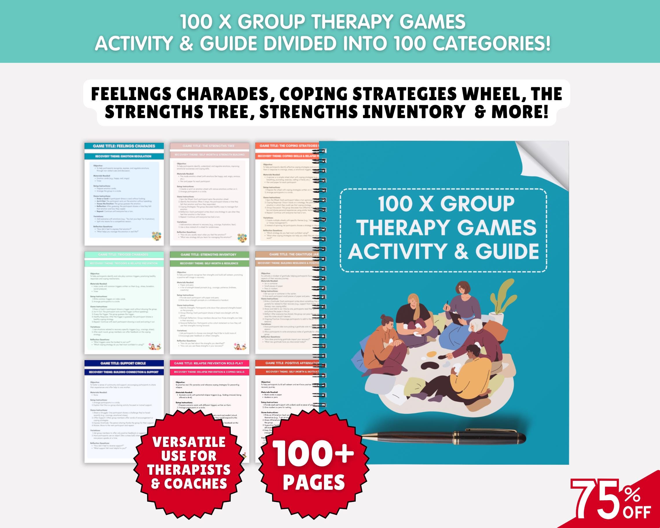 Free Addiction Recovery Games for Groups