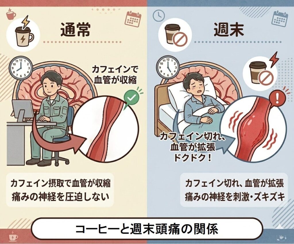 カフェイン断ちで頭痛がひどい原因とは？ピークと対処法を専門家が解説