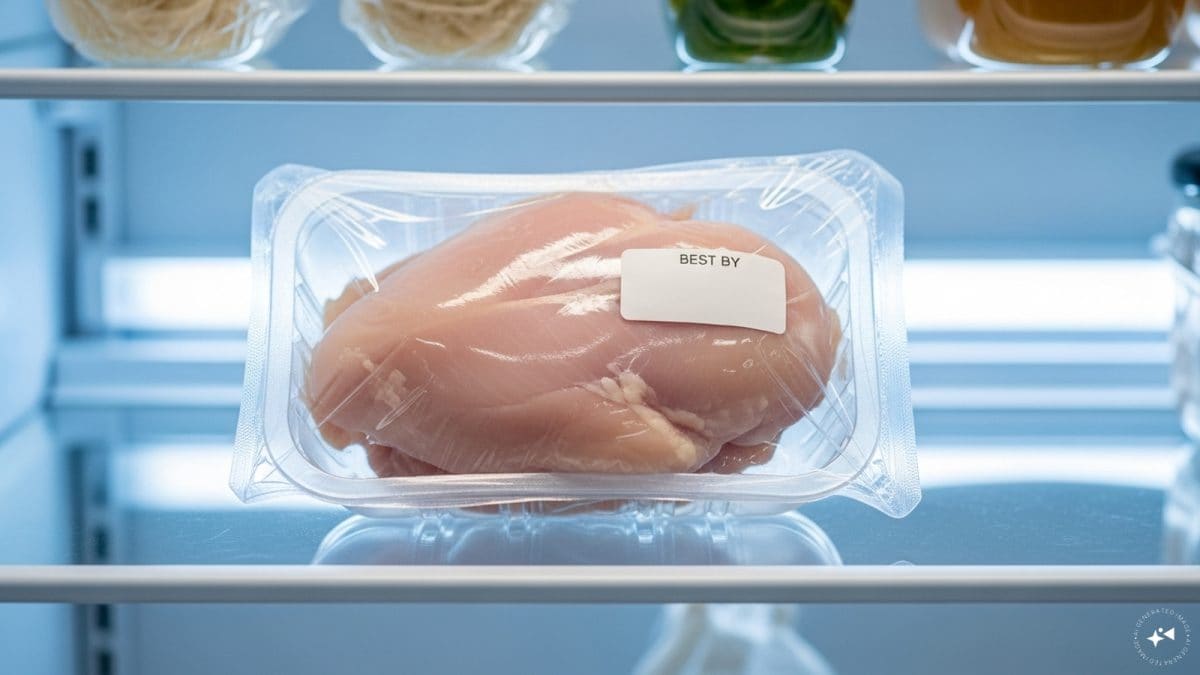 Uncooked Chicken in Fridge