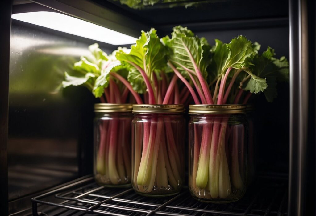 How to Store Rhubarb Stalks