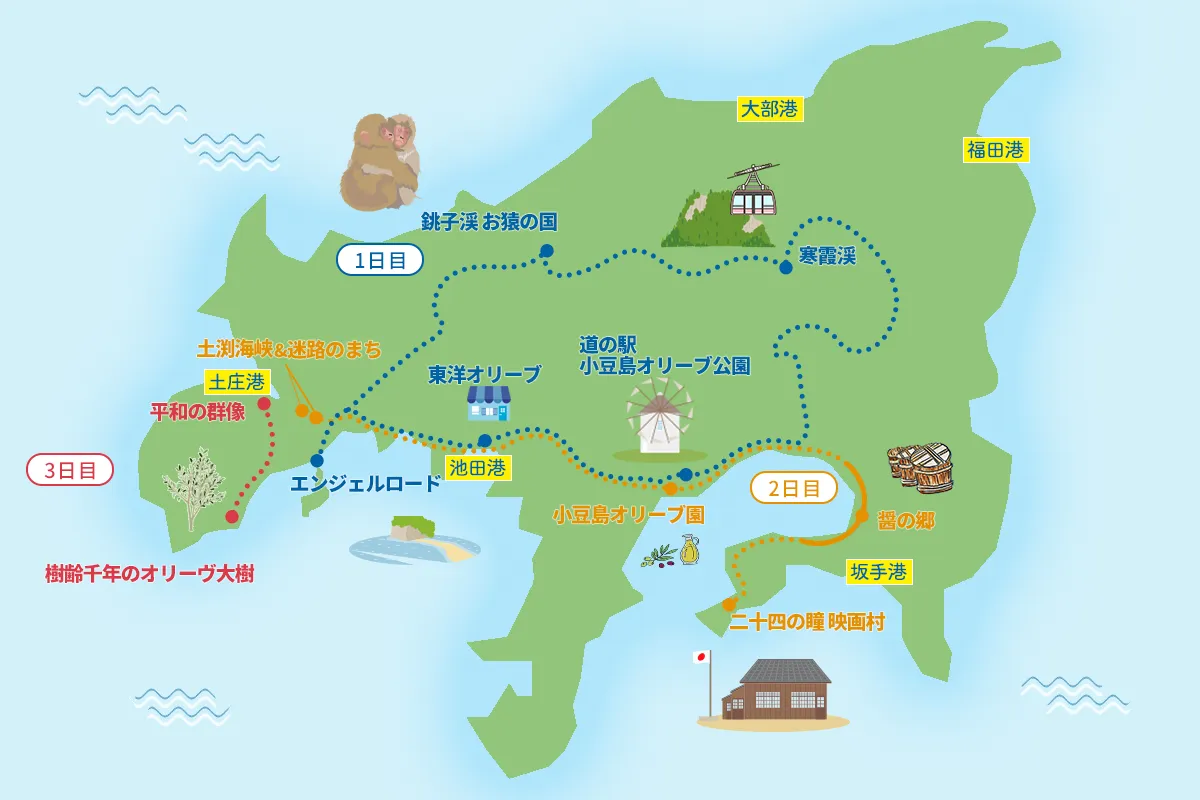 車なし小豆島観光は後悔する？移動の罠と2026年最新攻略法