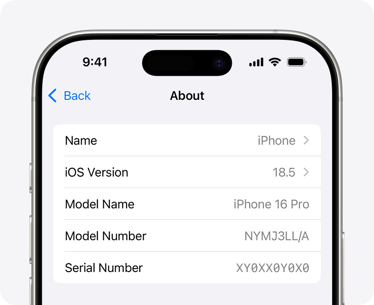Identify Iphone by Serial Number