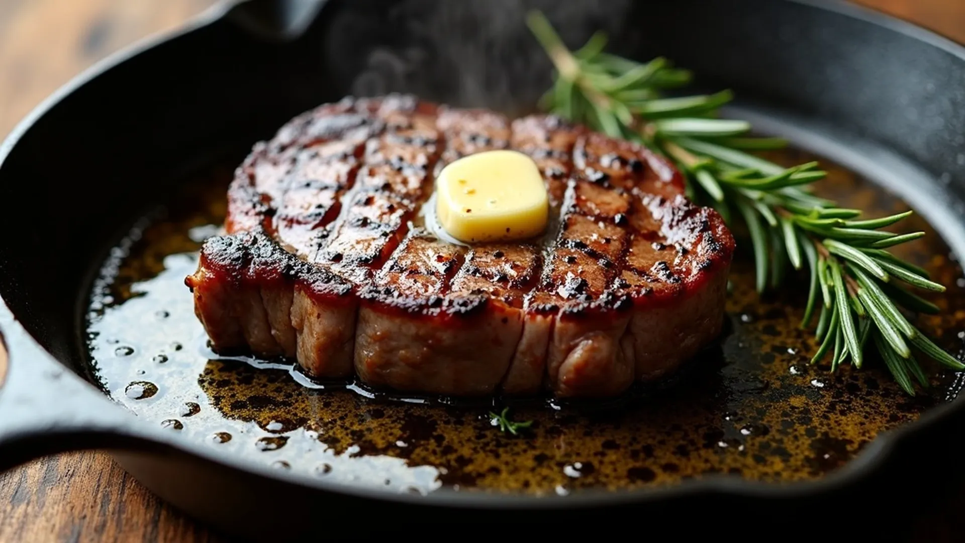 Steak in Butter or Oil