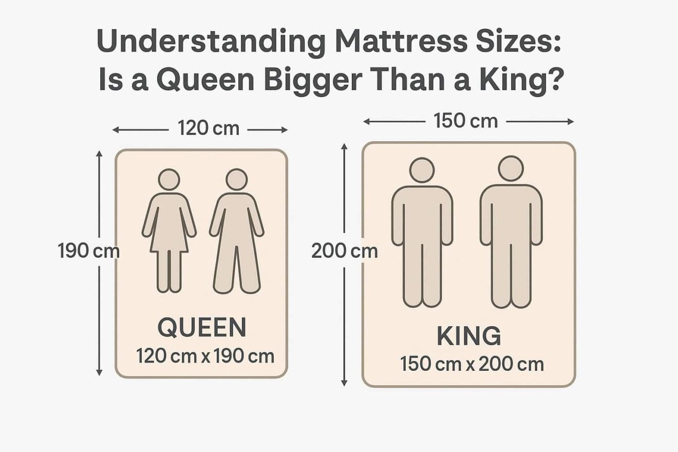 How Much Larger Is a King Bed Than a Queen