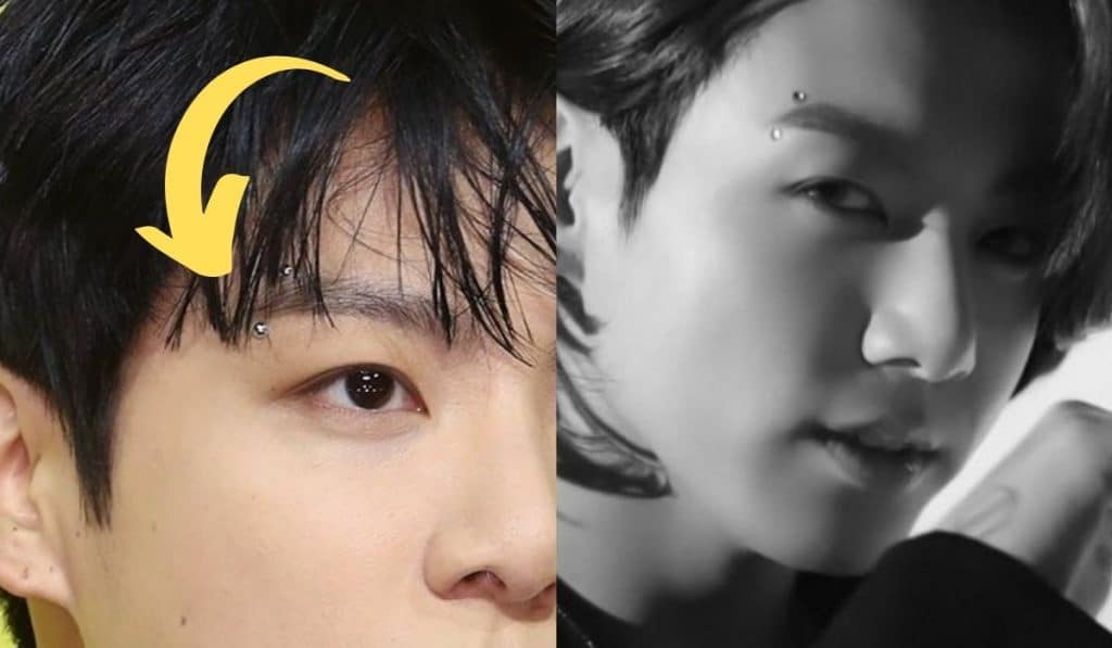 What Side Is Jungkook's Eyebrow Piercing On