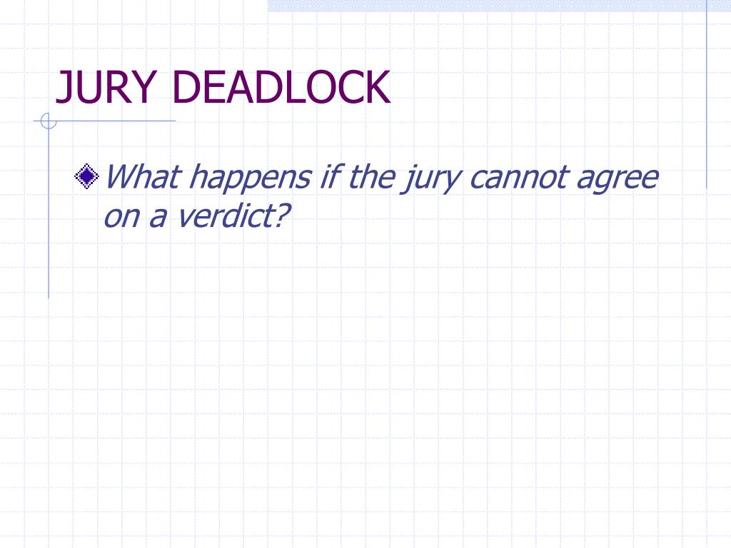 What Happens If a Jury Is Deadlocked