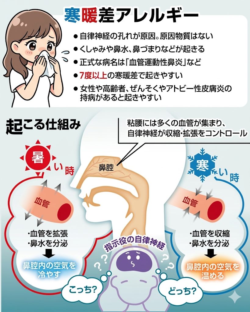 検査で陰性なのに鼻水が止まらない？血管運動性鼻炎の正体と治し方