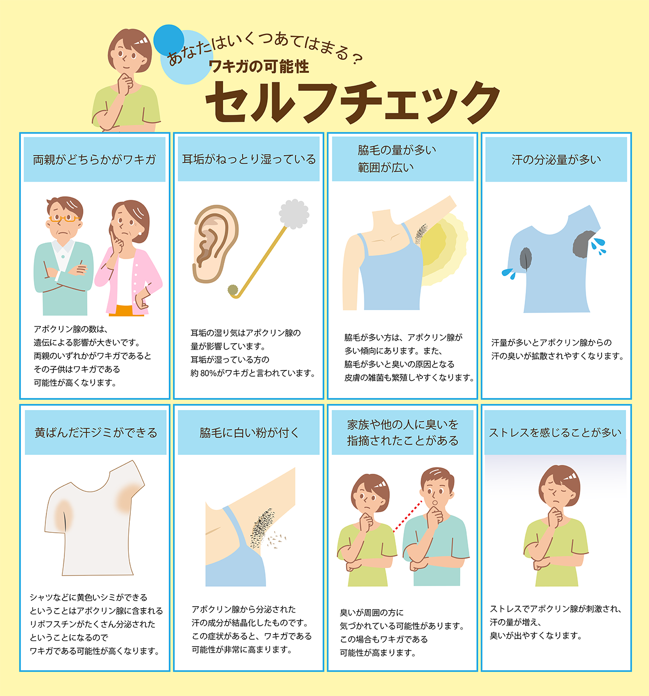 大人になって急にワキガになる？突然の臭いの真相と科学的撃退法